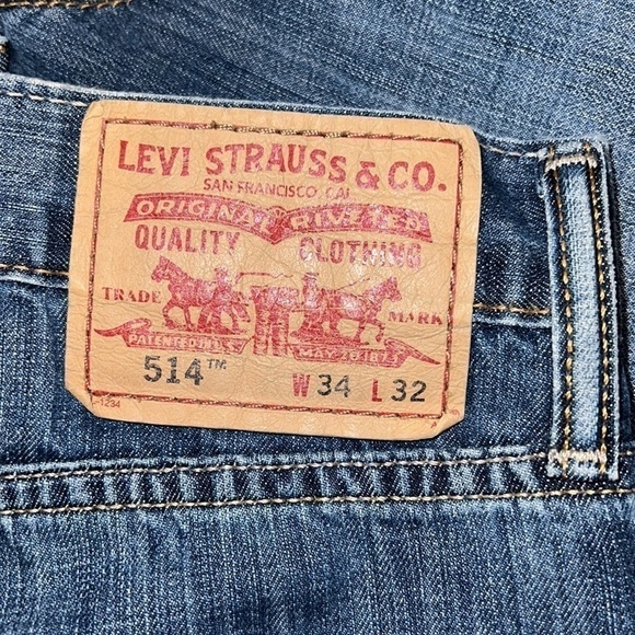 ✨HOST PICK✨ Men’s Levi’s Slim Straight Denim Jeans 34 X 32 - Picture 4 of 11